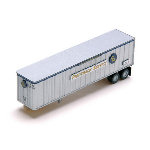 Athearn 17105 N Scale Chesapeake and Ohio 40' Exterior Post Trailers #1 (2)