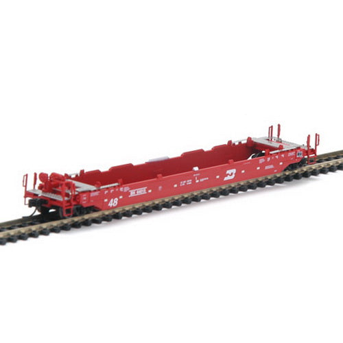 Athearn 17202 N Burlington Northern Husky Stack Well Car #64015 NIB