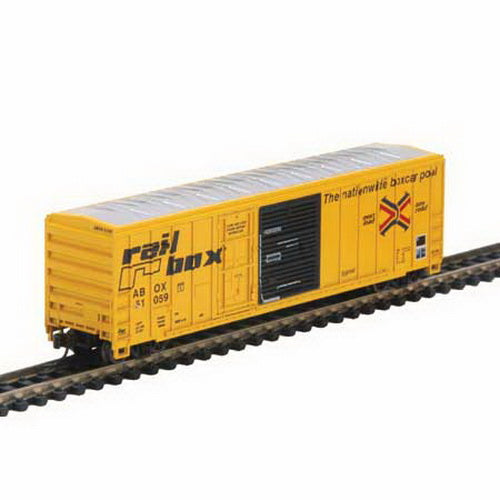 Athearn 17287 N Scale Early RailBox 50' FMC Combo Door Boxcar #51059