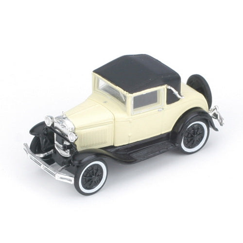 Athearn 26383 1:87 HO Cream Ford Model A Sport Coupe Ready To Roll