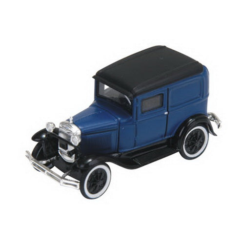 Athearn 26389 HO Dark Blue Ford Model A Sedan Delivery - RTR