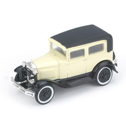 Athearn 26403 HO Cream Ford Model A Sedan Ready To Roll