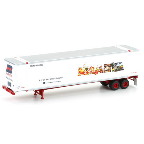 Athearn 27701 HO Burlington Northern/Atlanta 48' Chassis with Container