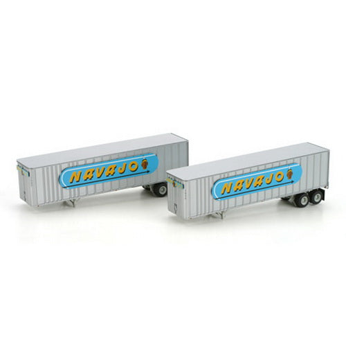 Athearn 28007 Navajo 40' Exterior Post Trailer Set #2 (2)