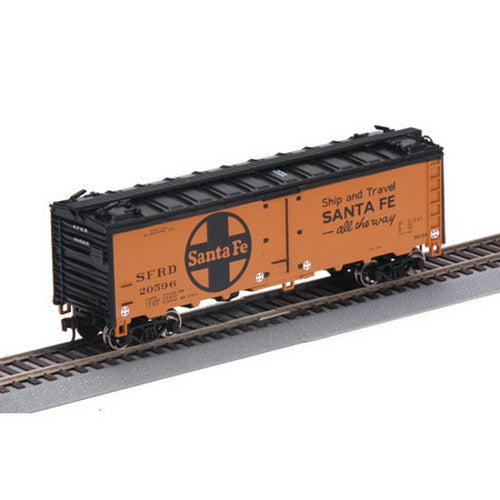 Athearn 71337 HO Scale Santa Fe RTR 40' Steel Reefer #20596