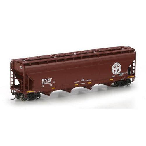 Athearn 72286 BNSF/Red ACF 4-Bay CF Hopper #424123