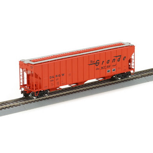 Athearn 73810 HO Scale Denver & Rio Grande Western 4700 Covered Hopper #15607