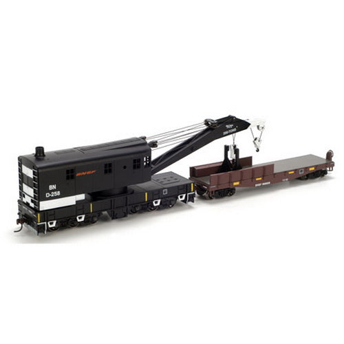 Athearn 75396 BNSF 250-Ton Crane w/Tender #D258