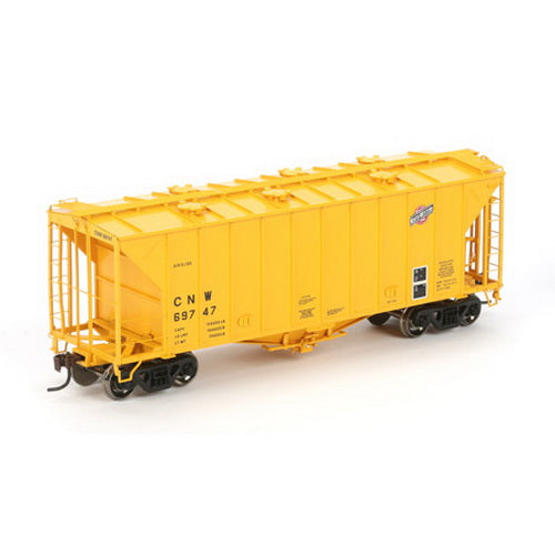Athearn 87523 HO Scale C&NW/Yellow 2600 CF Airslide Hopper #69747
