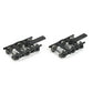 Athearn 90413 HO Scale Black 6 Wheel Passenger Truck (Pack of 2)
