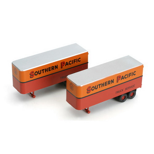 Athearn 92475 Southern Pacific/Truck Service 25' Trailers 314 & 351 (Set of 2)