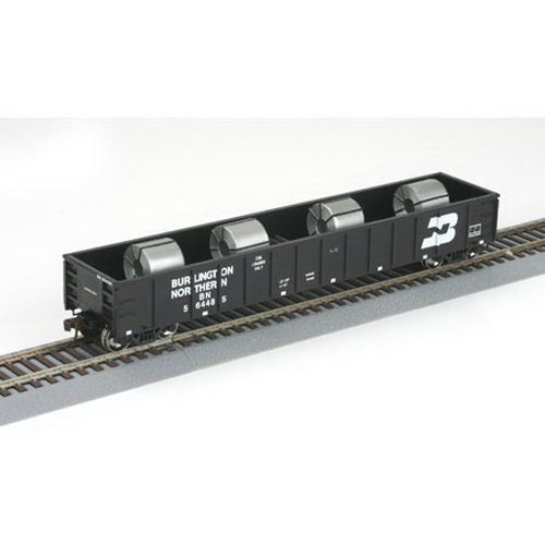 Athearn 92801 HO Scale Burlington Northern 52' Mill Gondola w/Coil Load #564485 LN/Box