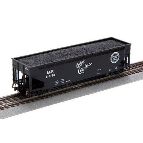 Athearn 95678 HO Scale Missouri Pacific 40' 3-Bay Offset Hopper/Load #610790