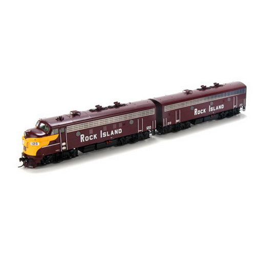 Athearn G22185 Rock Island F7 A/B w/DCC & Sound #120/#20