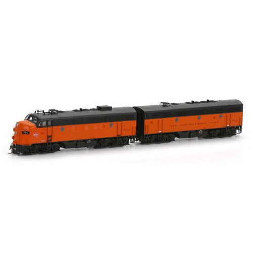 Athearn G22304 HO Milwaukee F7A-F7B Diesel Locomotive w/ DCC & Sound #70C/#68B LN/Box