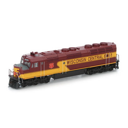 Athearn G67545 HO Wisconsin Central F45 Diesel Locomotive #6651