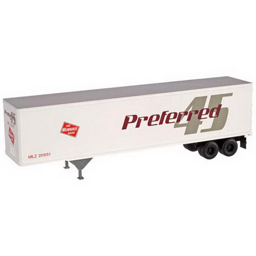 Atlas 1212-3 HO Motoring 2000 Milwaukee Rd. 45' Pines Trailer # 251015
