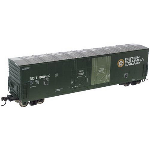 Atlas 20000106 HO BC Rail 53' DPD Boxcar #800539