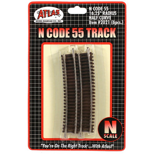 Atlas 2021 N Code 55 Nickel Silver 16-1/4