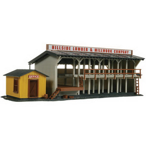 Atlas 0750 HO Scale Lumber Yard & Office Building Kit