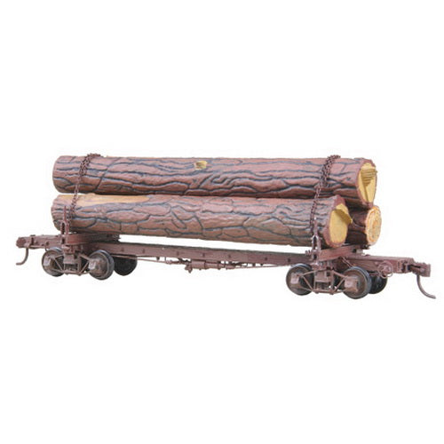 Kadee 102 HO 42' Skeleton Log Car Kit With Logs Kit