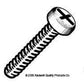 Kadee 256 Delrin Insulating Roundhead Screws 2-56 x 1/2" (Pack of 12)