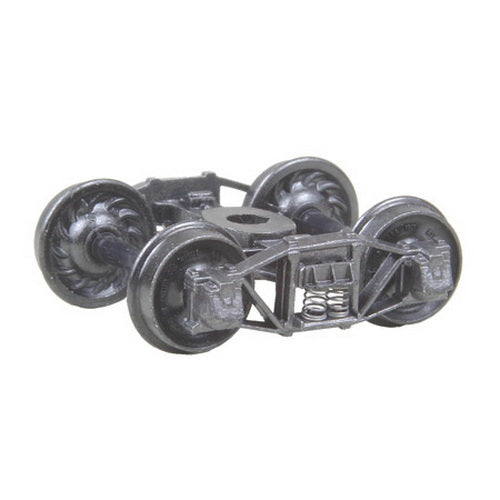 Kadee 501 HO Scale Arch Bar Trucks W/33" Ribbed Back Wheels Metal Fully Sprung