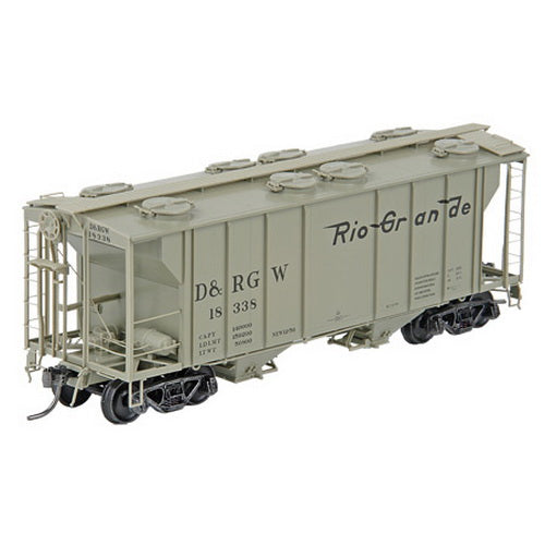 Kadee 8640 HO Denver & Rio Grande Western PS-2 Covered Hopper #18338