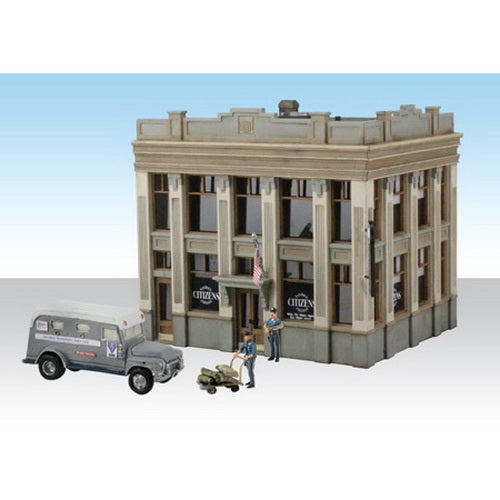 Woodland Scenics BR5033 HO Built-&-Ready Citizens Savings and Loan Building