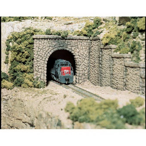 Woodland Scenics C1255 HO Scale Random Stone Single Track Tunnel Portal
