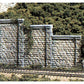 Woodland Scenics C1259 HO Scale Cut Stone Retaining Walls (Pack of 3)