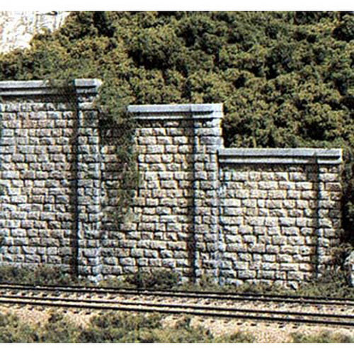 Woodland Scenics C1259 HO Scale Cut Stone Retaining Walls (Pack of 3)