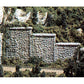 Woodland Scenics C1261 HO Scale Random Stone Retaining Walls (Pack of 3)
