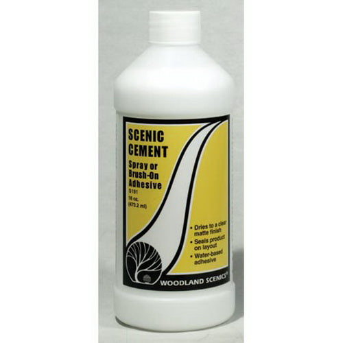 Woodland Scenics S191 Scenic Cement 16 Fl. Oz. Bottle