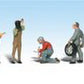 Woodland Scenics A1914 HO Scenic Accents Auto Mechanic Figures (Set of 6)