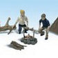 Woodland Scenics A1917 HO Scenic Accents Camper Figures (Set of 8)