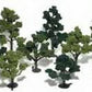 Woodland Scenics TR1102 3" - 5" Assorted Green Realistic Tree Kits (Pack of 14)