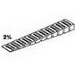 Woodland Scenics ST1412 2% SubTerrain Foam Incline/Decline Starters (Pack of 8)