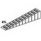 Woodland Scenics ST1413 4% Incline/Decline Starters Risers SubTerrain