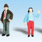 Woodland A1837 HO Scenics Accents General Public People Figures (Set of 6)