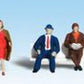 Woodland Scenics A1839 HO Scenic Accents Commuter People Figures (Set of 6)