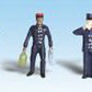 Woodland Scenics A1847 HO Scenic Accents Train Personnel Figures (Set of 6)