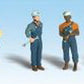 Woodland Scenics A1859 HO Scenic Accents Train Mechanic Figures (Set of 6)