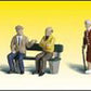 Woodland Scenics A2201 N Scale Scenic Accents Senior Citizen Figures (Set of 6)