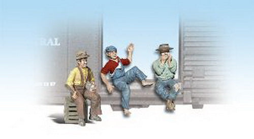 Woodland Scenics A2548 G Scenic Accents The Bumm Brother Figures (Set of 4)