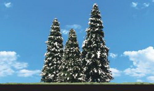 Woodland Scenics TR3567 2" - 3.5" Snow Dusted Trees (Pack of 5)