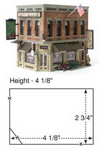 Woodland Scenics BR5024 HO Built-&-Ready Corner Emporium Building
