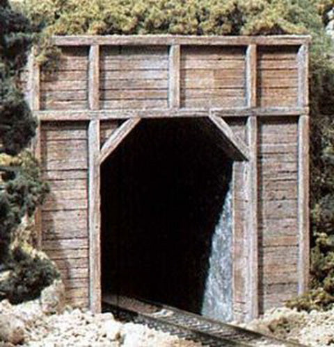 Woodland Scenics C1154 N Single Timber Track Tunnel Portals (Box of 2)