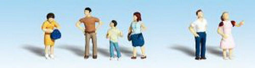 Woodland Scenics A1825 HO Scenic Accents Window Shoppers Figures (Set of 6)
