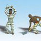Woodland Scenics A1858 HO Scenic Accents Chain Gang Figures (Set of 6)